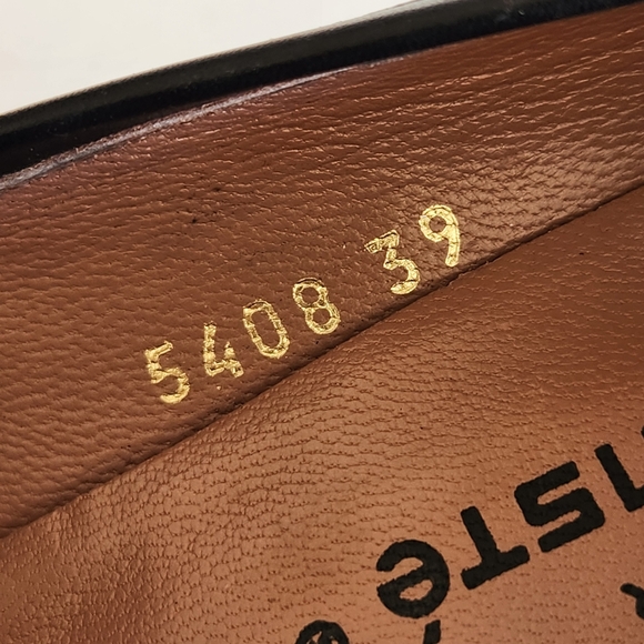 Kalliste Un dimanche à Venise Black Italian Leather Kitten Heel Pumps Sz 39/ 8US - Picture 12 of 16